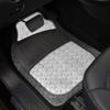 FH Group Group Car Floor Front 71 X Rear 46 X Imported from F11315SILVER (FH International) Mats, Silver, Scissor-Cut Rubber, 37cm-46cm, 32cm-46cm