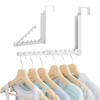 Over Door Clothes Hanger with 10 Ridges Foldable Over The Door Drying Rack