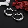 Cute Fine 925 Sterling Silver Earrings Stud for Women Fashion Wedding Jewelry Christmas Gift TRENDY