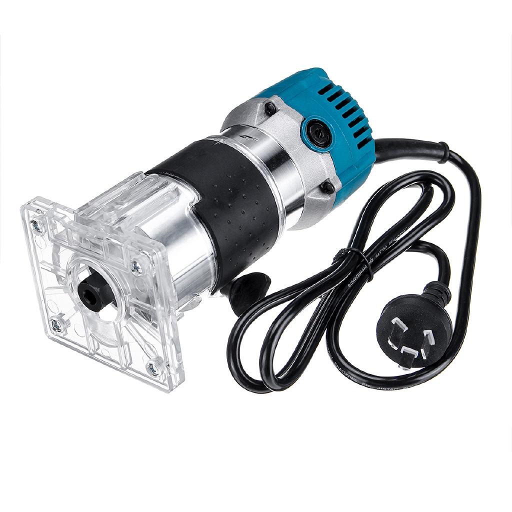 Mașină de tuns electrică 30000r/min Electric Lemn Laminat Margine Mașină de tuns de mână Router Set de freze 1200W