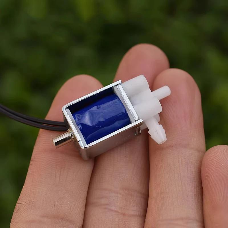 1pc 2-Position 3-Way Small Mini Solenoid Valve DC6V/12V/24V Normally Closed/Open Micro Electric Air Flow Control Valve