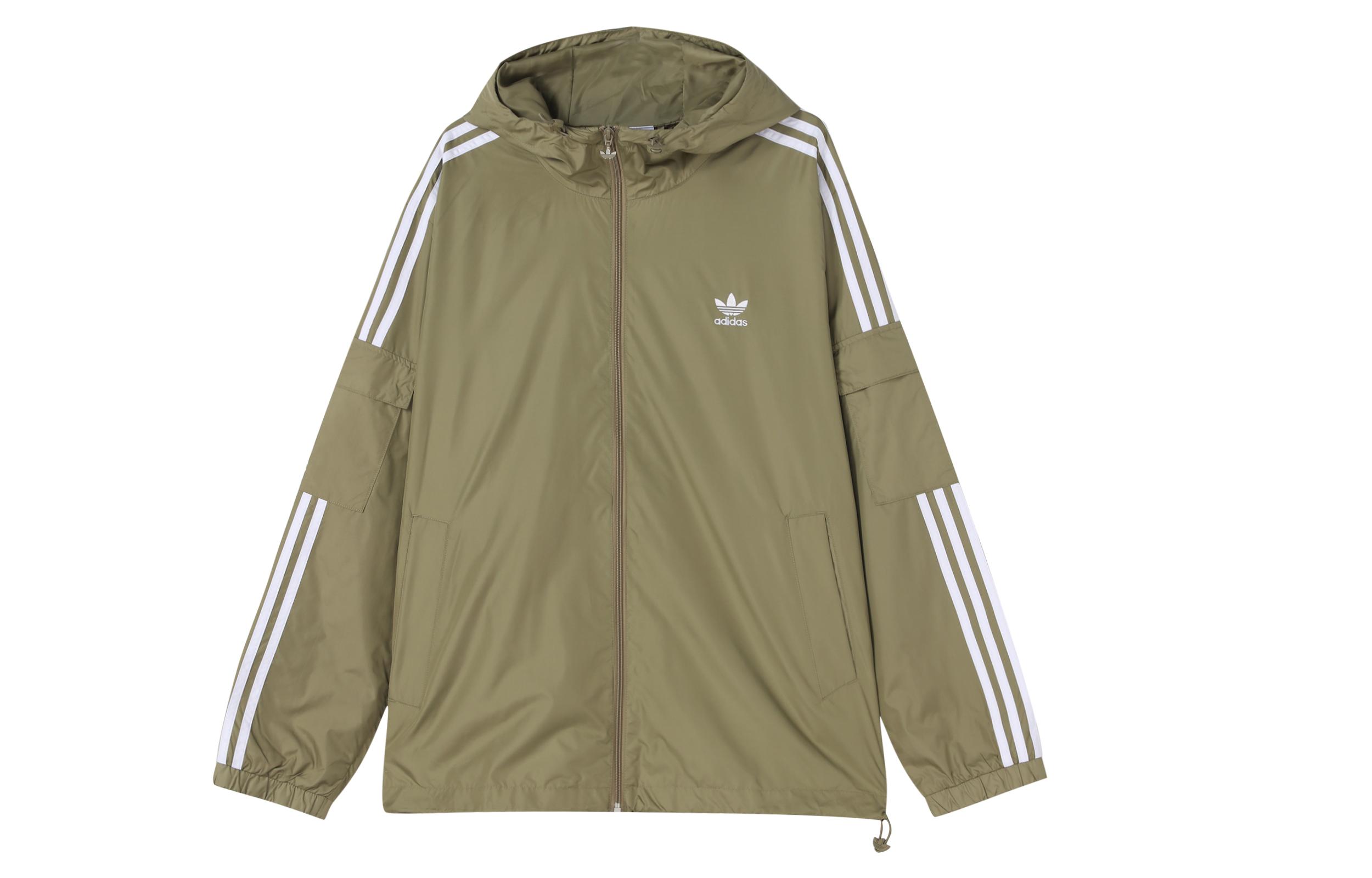 Adidas Originals 3 Stripes Jacket Men s Army Green H06684 XL