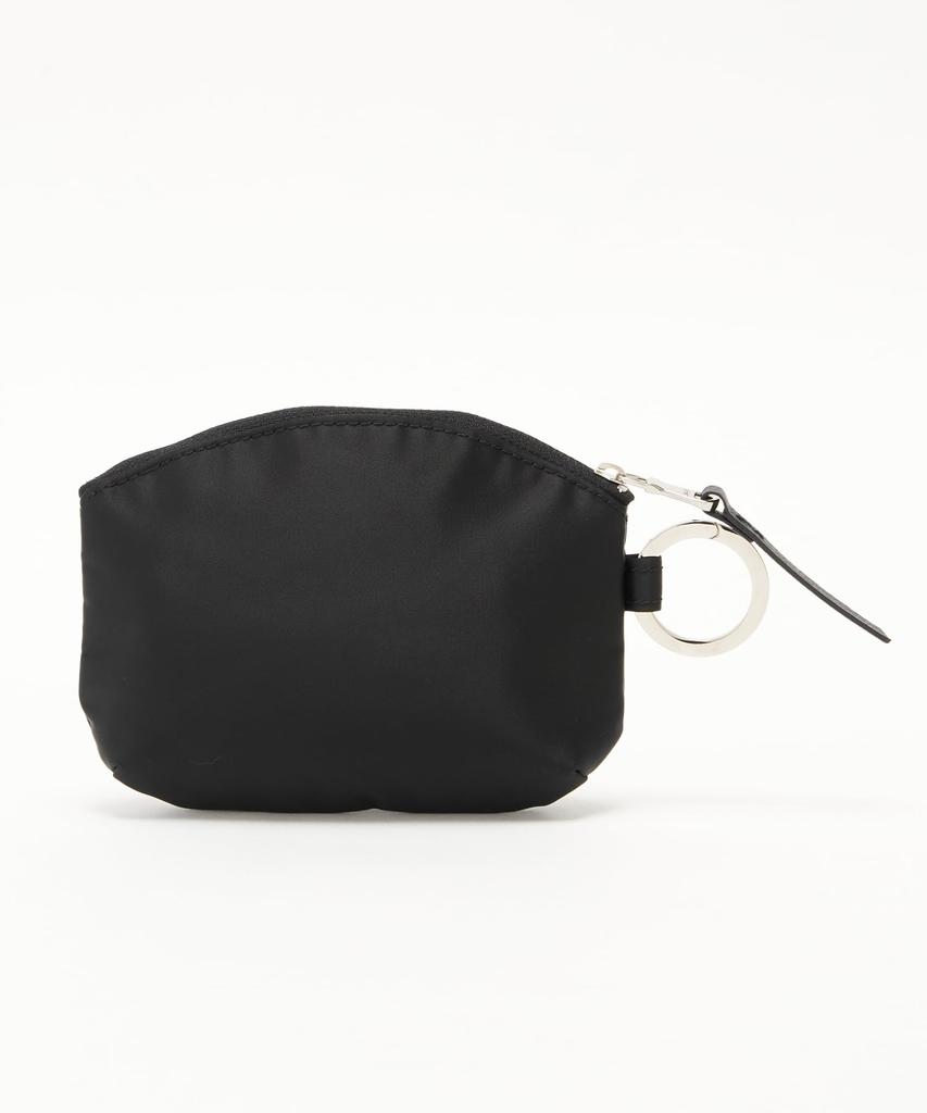 Round Flat Pouch with Carabiner RUZ1051189A0010 Free Light Gray [Rashit]