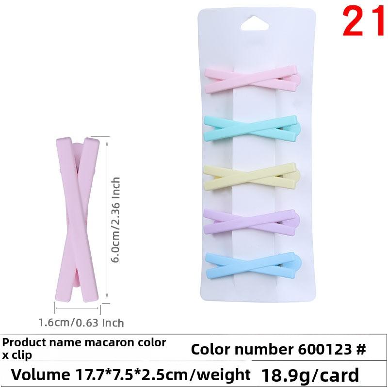 

Осенне-зимние матовые заколки для волос Детские милые заколки-пряжки для девочек Заколки-уточки с перекрещенными лапками Боковые заколки 600123#