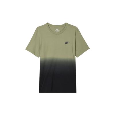 Amerikansk Retro Logo Trykk Gradient Avslappet Sporty Kortermet T-skjorte Herre Topper Grønn DR7824-334