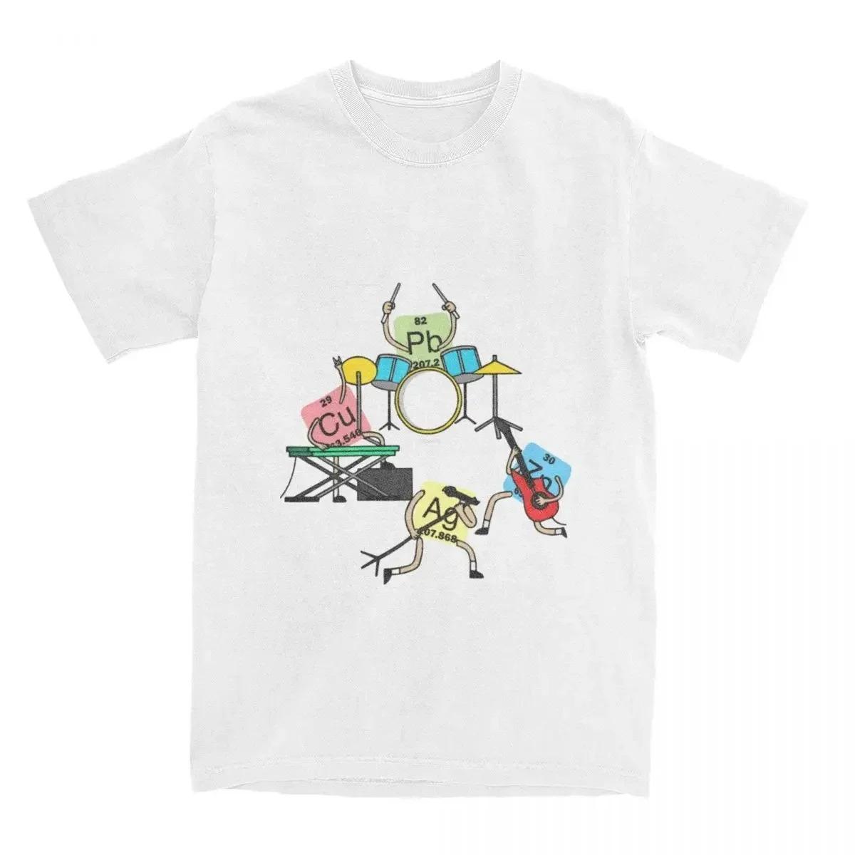 

Heavy Metals Rock Chemistry TShirt Unisex Women ONeck Oversized Streetwear Vintage Harajuku Unisex Tees S