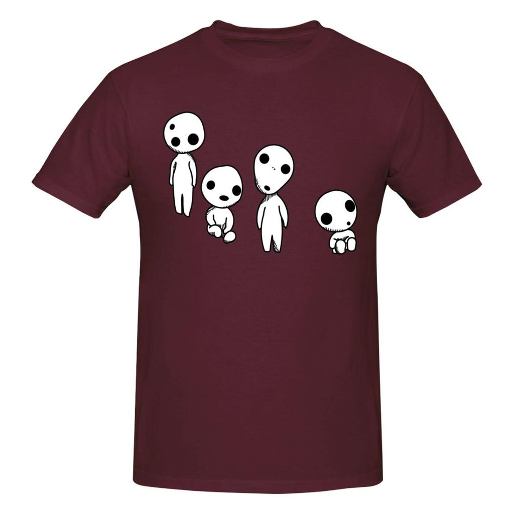 Camiseta Unisex Kodamas Impresionante Algodón Vintage Ropa Unisex