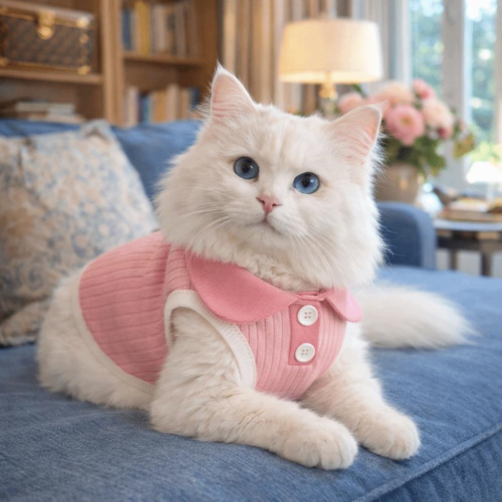 Breathable Puppy T-shirt Soft Pet Collar Vest Pet Shirts Apparel Pet Two Leg Clothes Pet Wear