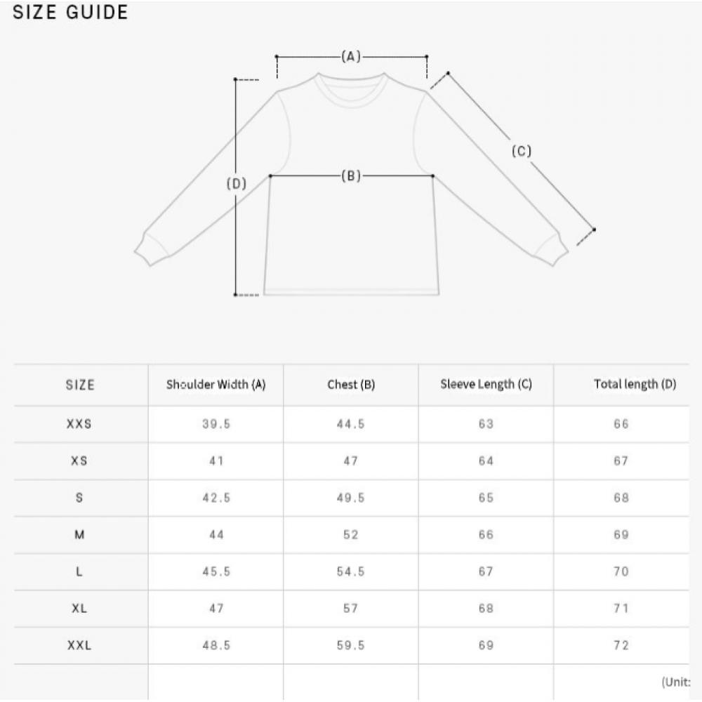 Ami Unisex Long Sleeve T shirT Small hearT Logo bfuTs235