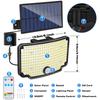 254LED Outdoor Solar Lights Garden Solar Powered Security Light Flood Light Motion Sensor 3 Mode Waterproof Garden Shed Yard