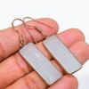 Aqua Chalcedony Gemstone 925 Solid Sterling Silver Jewelry Earring 1.97" GK-5831