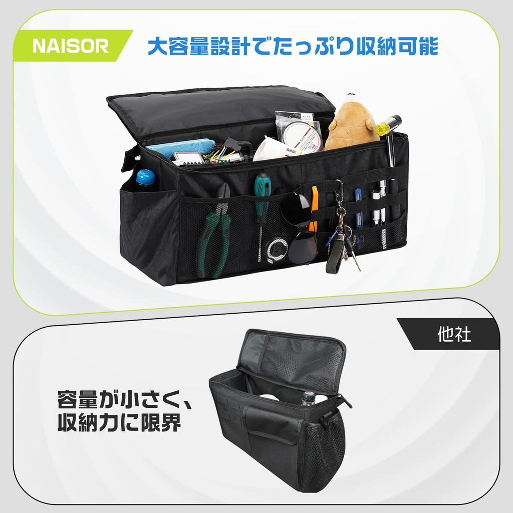 Foldable Storage Box for Jimny Sierra Large Luggage Wash Accessories Increased Easy Installation (JB64/JB74), Capacity, Right-Side Box, Driver's