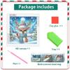 Winter Animals 5D DIY Diamond Art Painting Kits for Home Wall Decor Diamond Art Kits DIY Gem Art Diamond Painting Kits 30x30cm