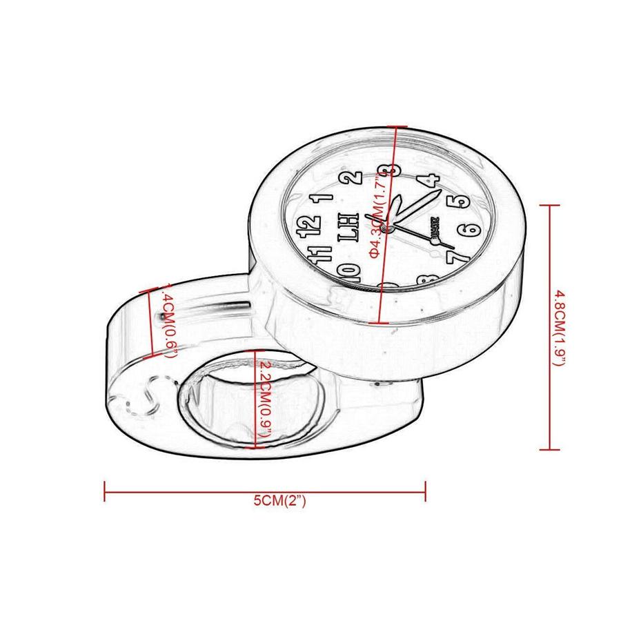 For Motorcycle-Clock (Buckle) Tejing