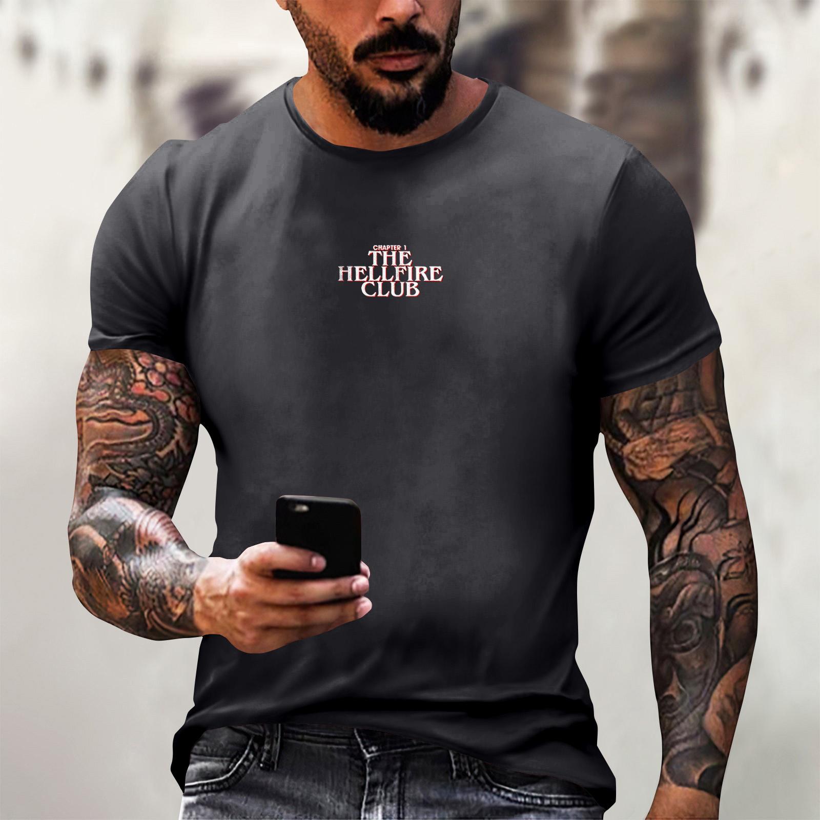 

Мужская футболка с коротким рукавом с принтом из кино и ТВ XXL