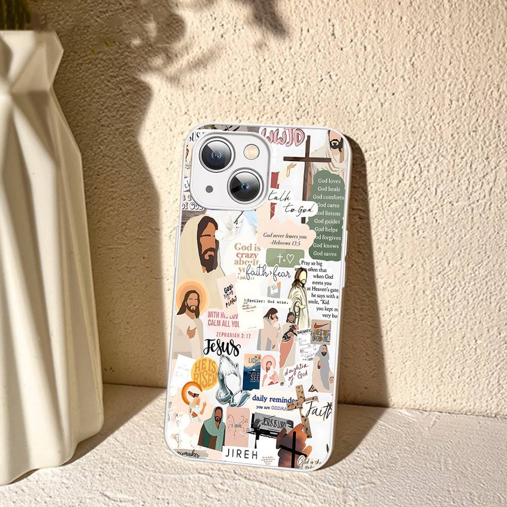 

Verse Of The Christian Bible Jesus For IPhone 14 13 12 Mini 11 Pro XS Max X XR 14 Plus Tempered Glass Cover iphone 12 mini