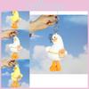 Soft And Cuddly Cartoon Duck Plush Toy Charming Yellow Duck Keychain For Kids