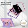 Heavy Duty Protective Cases for Samsung Galaxy Tab A11/A11 Plus/A9/A9 Plus Shockproof Silicone Cover Crossbody Shoulder Strap