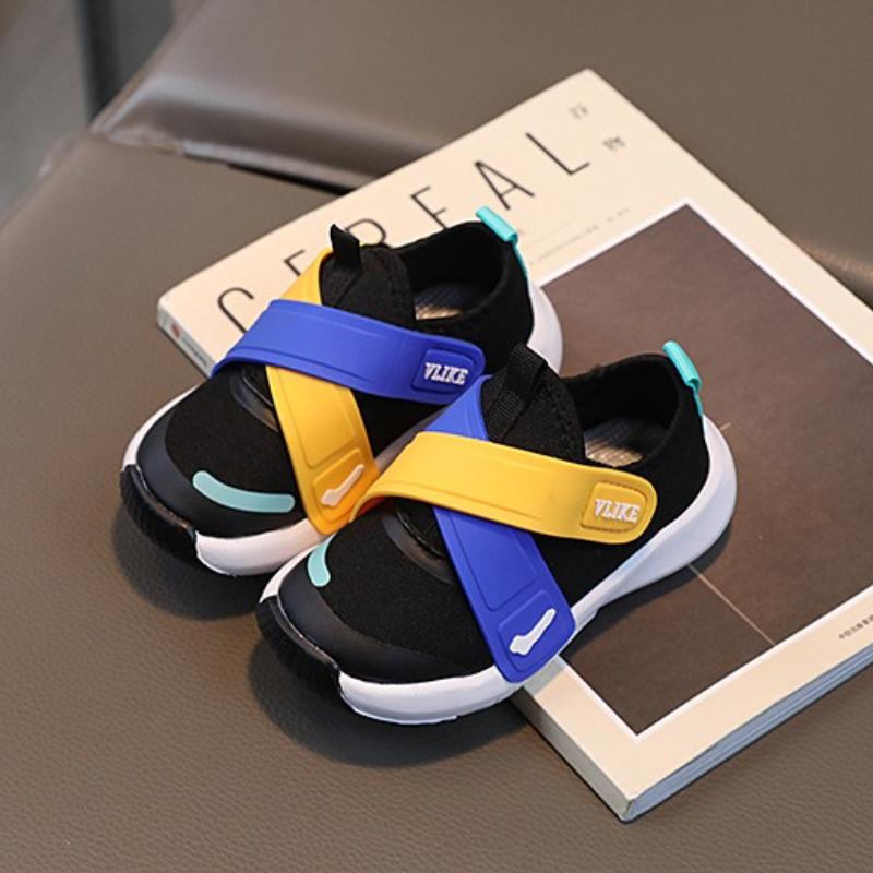 

Spring children s casual shoes new boy sports shoe anti slip soft soled running shoe lightweight boy shoes versatile girl shoes 23insole14.5cm чёрный