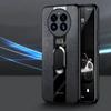 For Realme GT5 Pro Case Magnetic Ring Phone Cover For OPPO Realme GT 5 Pro 5G Luxury PU Leather Soft Silicone Shockproof Bumper