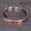 Red Copper Magnetic Energy Bracelet with Retro Stones