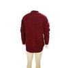 Herbst Winter Herren Cardigan Einfarbige Langarm Slim Fit Strickpullover Mantel Lässige Strickjacke