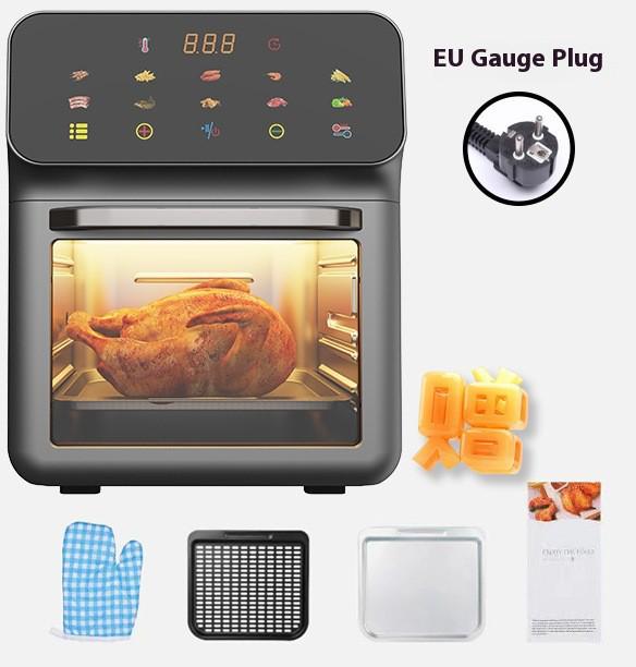 Friteuse à Air Multifonction et Four Électrique Grande Capacité - Antiadhésif, Design Visible