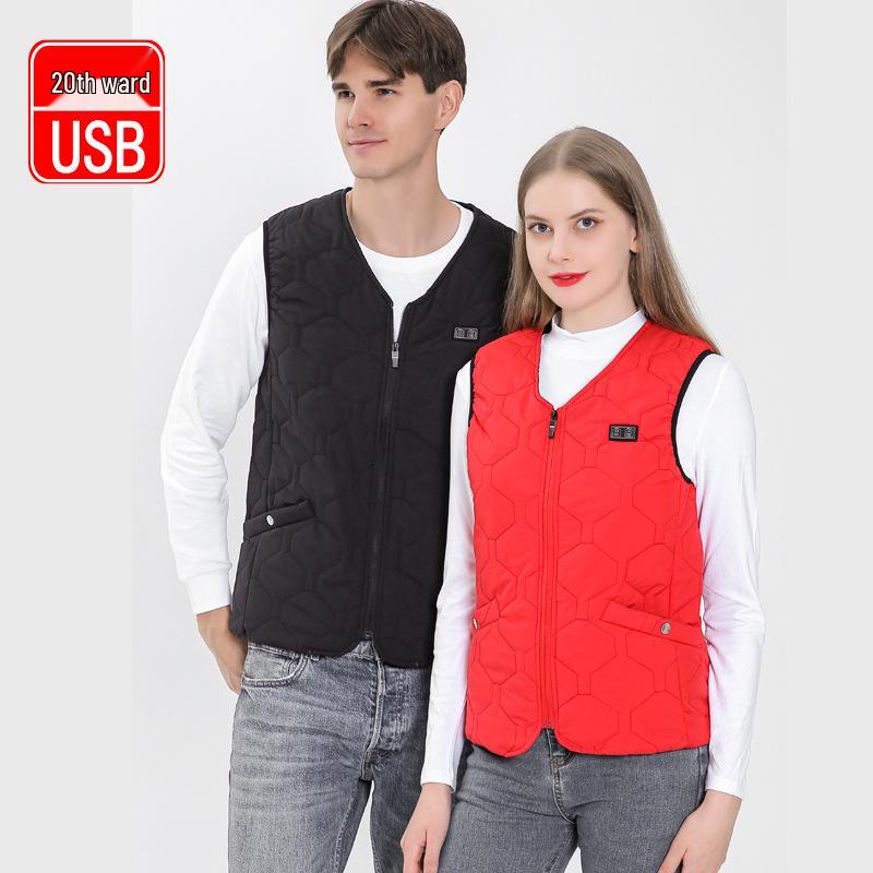 Men's Smart USB Heated Vest Jacket for Casual Wear
