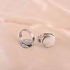 10pcs Stainless Steel Rings Bases Sturdy Stainless Steel Adjustable Rings Mounts For Crafting Unique Jewelry