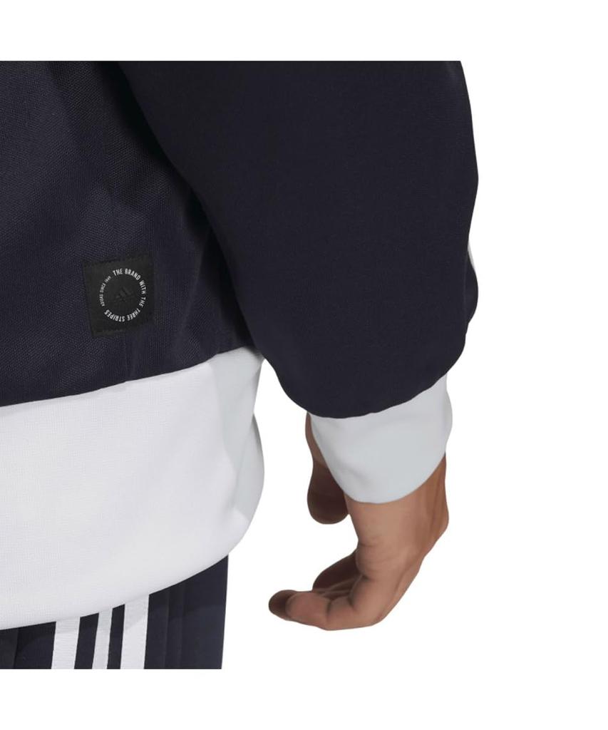 Adidas Pack Track Legend Ink Size 3-Stripes Loose-Fit Jacket, JUH41, Men's (IX2723), J/S