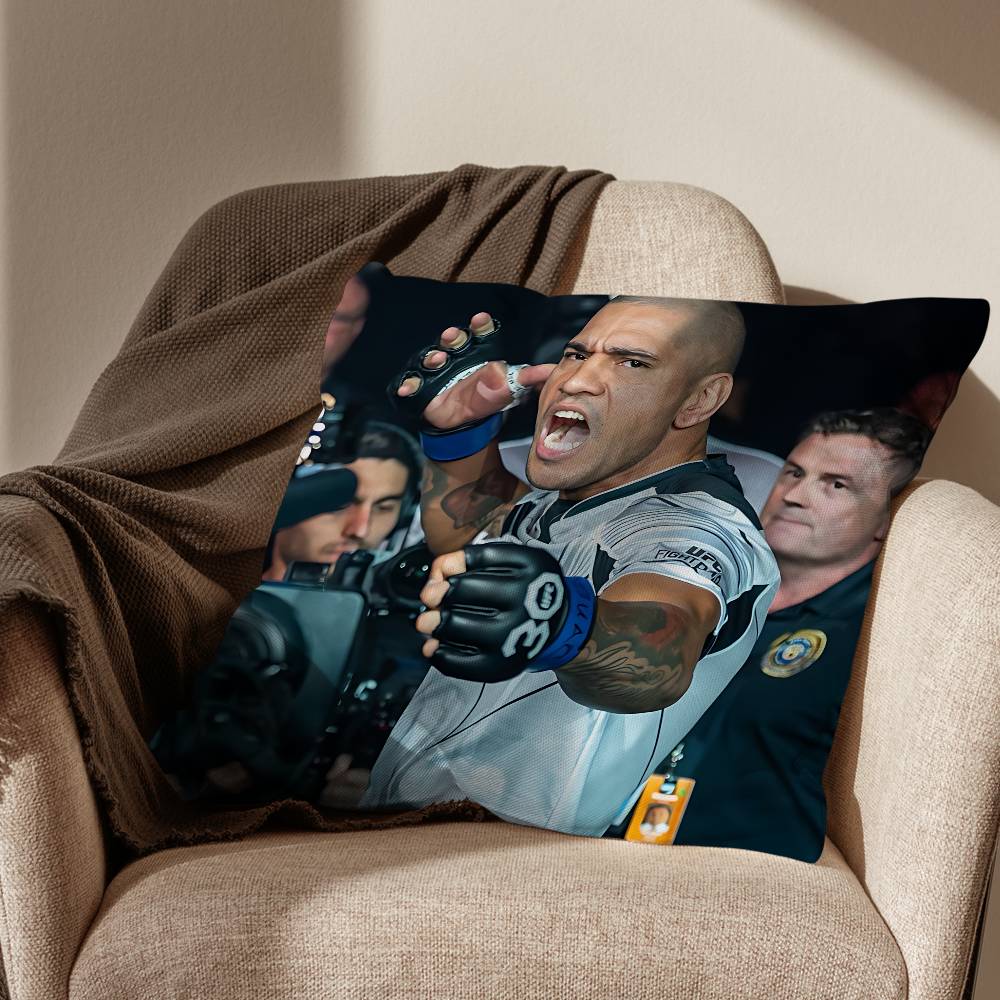 Weight category Alex Pereira Pillow Case Antidustmite Pillowcase Invisible zipper silky short plush Sofa cushion cover