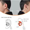 Large Size Earmold Earbud Ear Mold for Surveillance Earpiece Walkie Talkie Two Way Radio Headset Acoustic Coil Tube Audio Kits, 3 Pairs