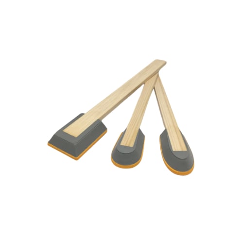 HINOMARU FINISHER Sealing Finisher Set of 3, Silicone and Rubber Spatulas