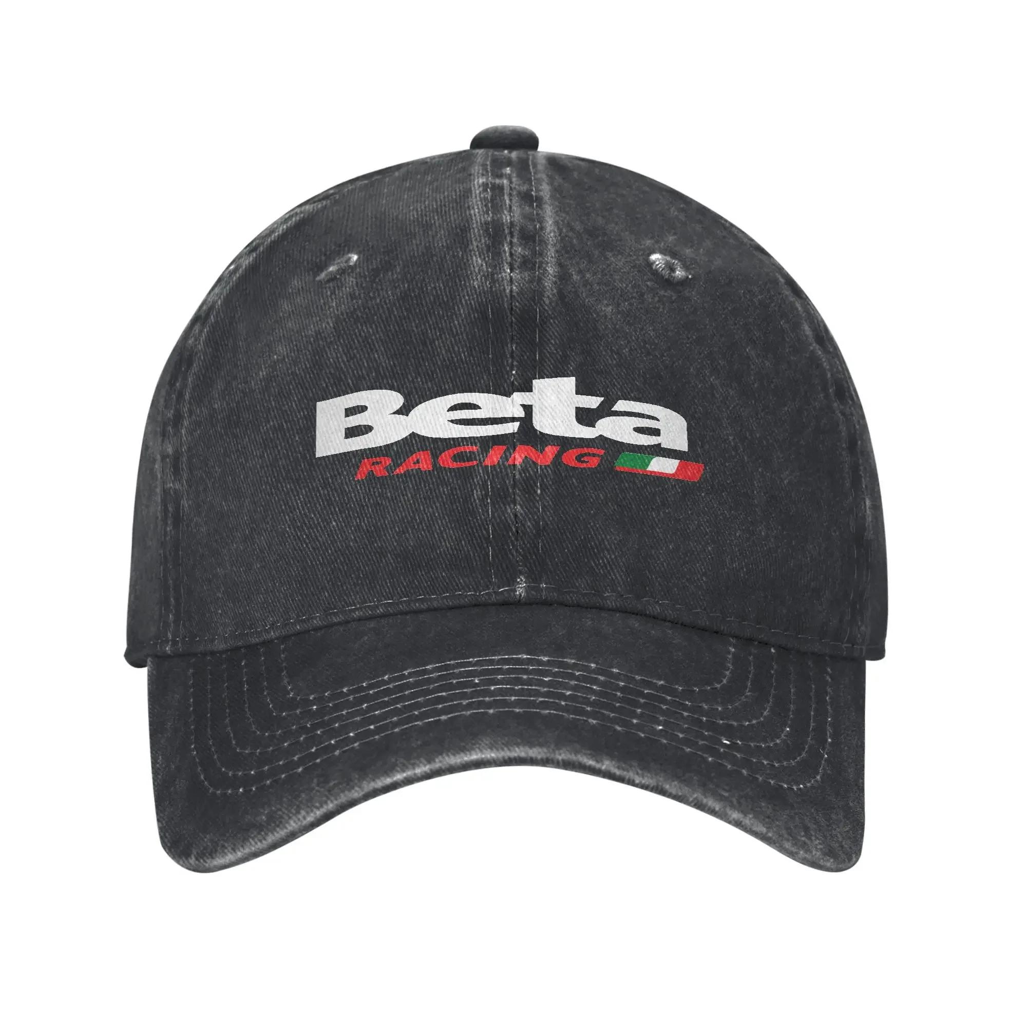 Beta Motorcycle Racing Trucker Hats Outfit For Unisex Baseball Caps Motocross Motorsports Classic Headwear Sun Caps Adjustable One Size