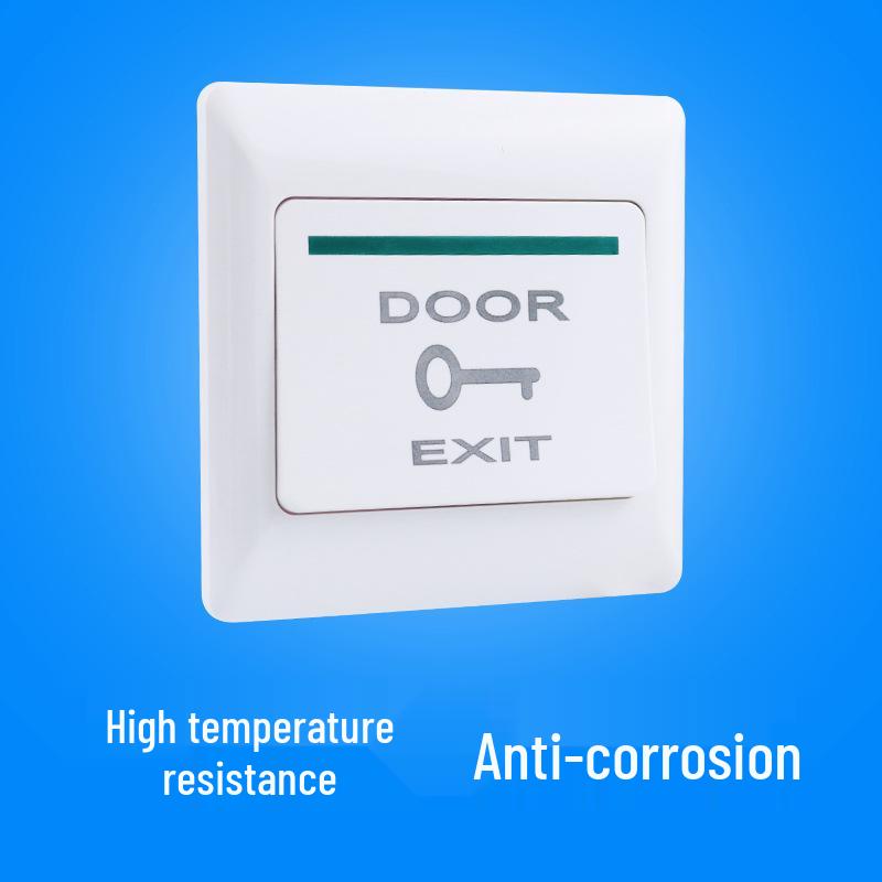 Edelstahl Zutrittskontrolle Ausgangstaster, Selbstrückstellend, Aufputz-/Unterputzmontage, Typ 86, Normally Open/Closed