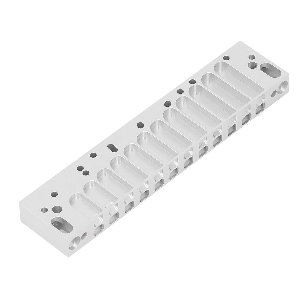 Harmonica Comb Part 12Hole Chromatic Scale Comb Frosted Silver Lightweight for HOHNER 270D