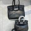 Geantă platinum cu model crocodil transfrontalier 20/25/30 cm Modă europeană și americană geantă tote portabilă cu model piatră en-gros