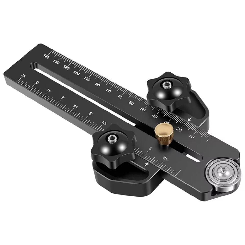 With Roller Woodworking Thin Rip Jig Fast Cutting Limit Position Cutting Auxiliary Tools Aluminum Alloy Precise