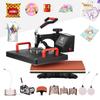 Multifunctional 8 In 1 Heat Press Machine 360 Degrees  Rotatable Hot Transfer Sublimation Digital Pressing