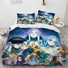 Sword Art Online Bedding Set Anime Duvet Covers King Queen Double Twin Size Adults Kids Bed Linens Single Double Size Decor Home
