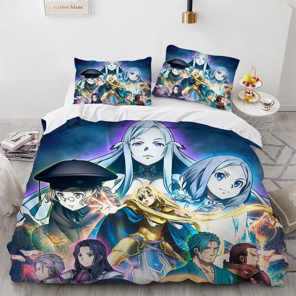 Sword Art Online Bedding Set Anime Duvet Covers King Queen Double Twin Size Adults Kids Bed Linens Single Double Size Decor Home