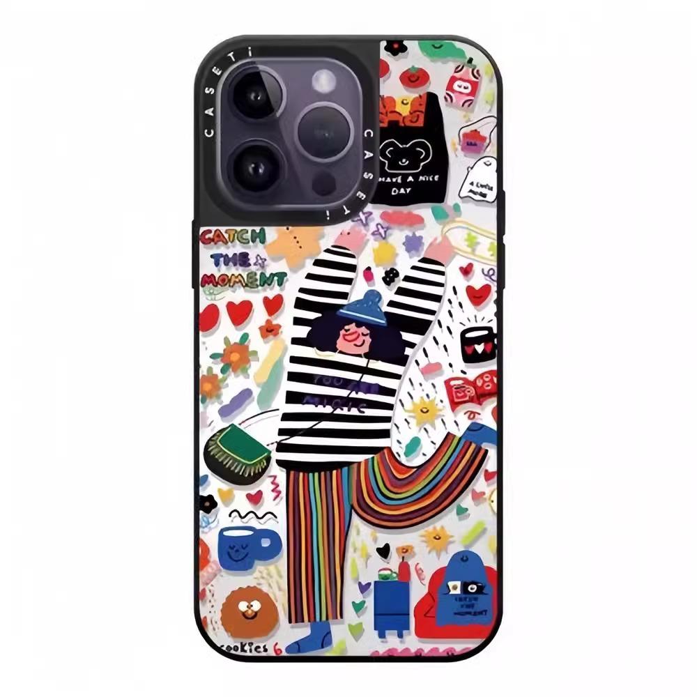 Für IPhone 16 ProMax Spiegel Handyhülle für Apple 15 Neue Schutzhülle 14plus Sturzsicher