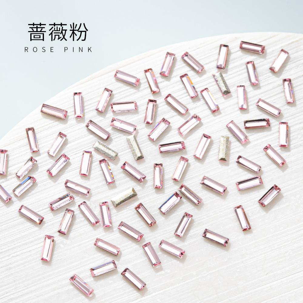 K9 Nail Art Flat Bottom Drill Chamfered Small Long Nail Drill Zircon Nail Art Drill Explosive Flash French Mini Drill