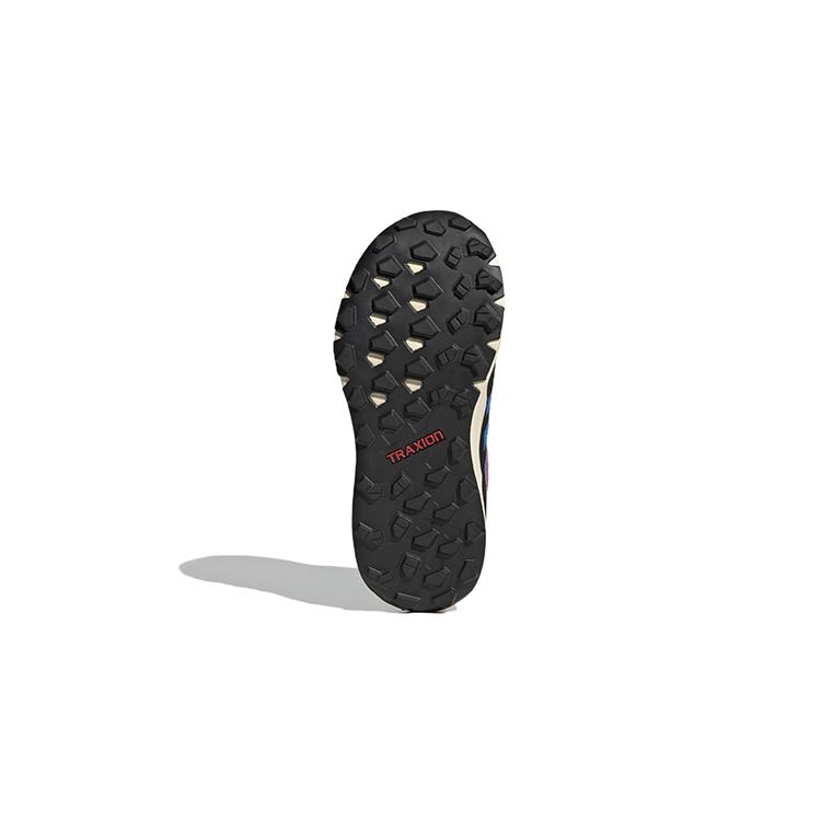Adidas Terrex Agravic Flow Abrasion Resistant Abrasion Resistant Low top Kids' Running Shoes Black White Yellow Kids' GY0074
