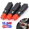 1-9pcs Car Cigarette Lighter Plug Socket Power Connector 12V-24V Universal Cigaret Socket Adaptor Plug Auto Interior Accessories