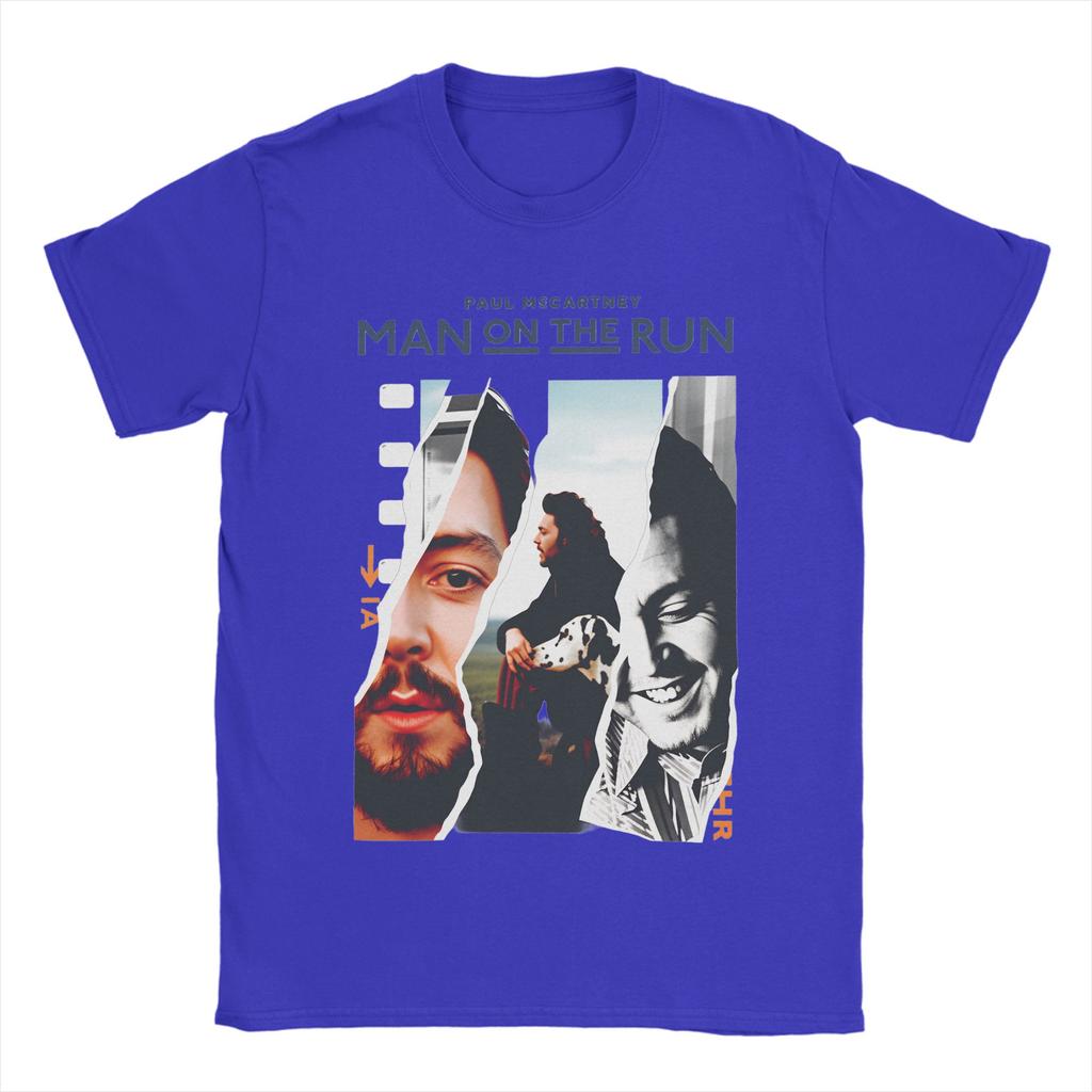 PaulsMcCartneys Unisex On The Run Unisex T Shirt Humor Tees Short Sleeve Crewneck TShirt Cotton Plus Size Clothes