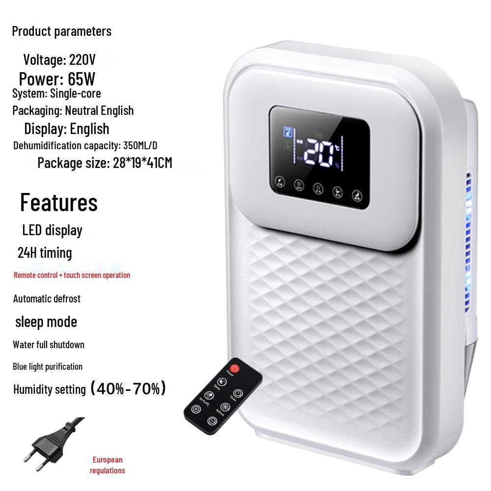 Dezumidificator Silențios de Mare Putere și Eficiență Energetică pentru Casă și Subsol