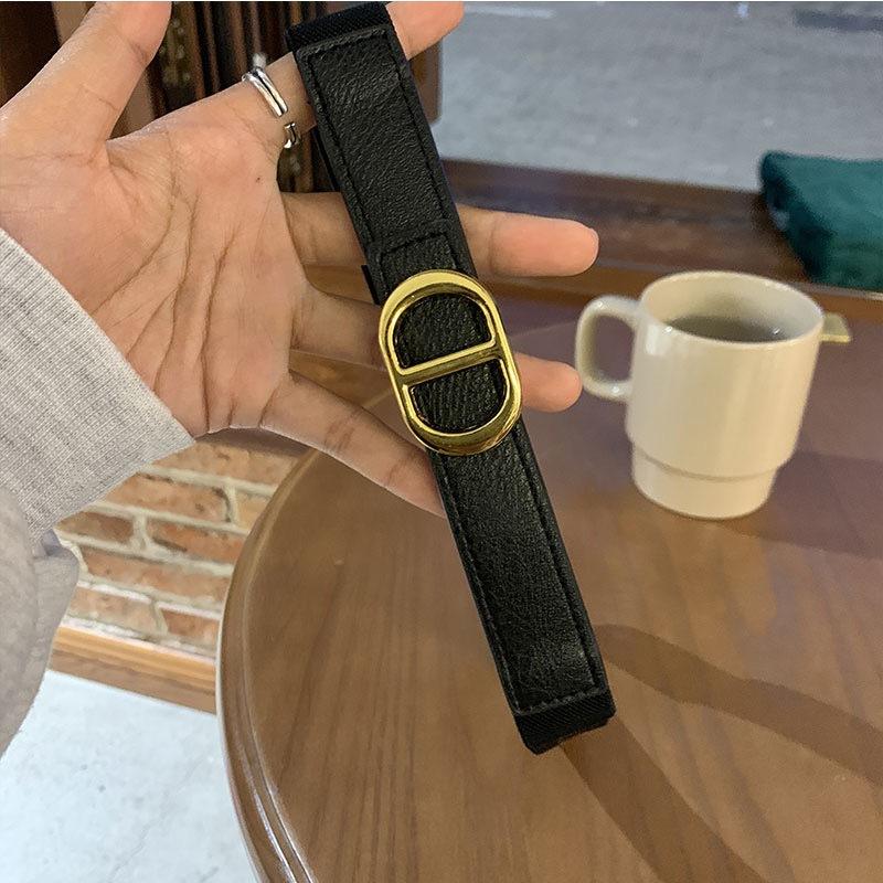 Vier Jahreszeiten Verfügbar Gürtel Schnalle Einstellbare Dünne Gürtel Modische Hundert Match Anzug Kleid Dekoration Taille Gürtel Weibliche