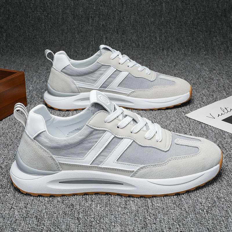 Men's Shoes Summer New Breathable Sports Shoes Men's Running Casual Teenage Dad Trendy Shoes Versatile Shoes Men's