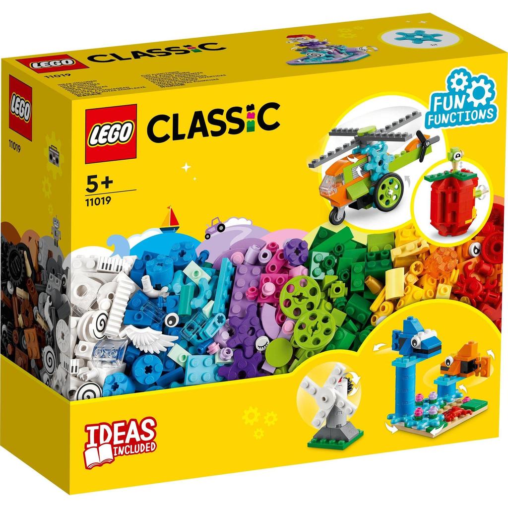 LEGO Classic Idea Parts Mechanism 11019 Toy Blocks Gift for Boys and Girls, Ages 5 and Up, Jewelry Crafts